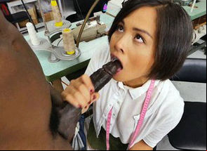 Japanese sweatshop damsel